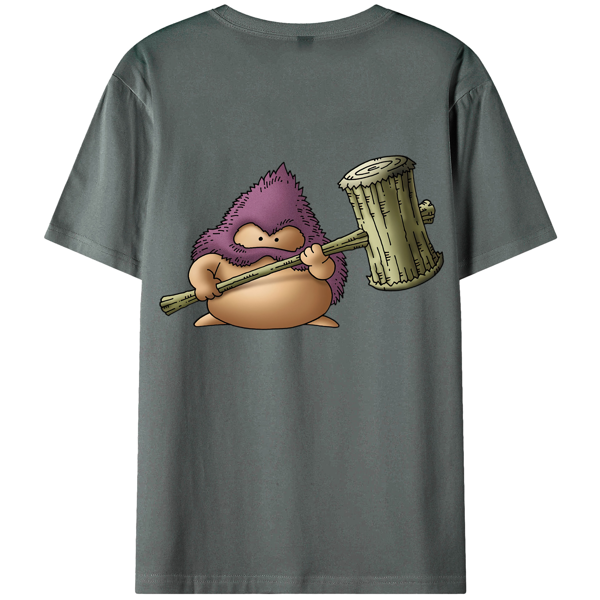 （画像用） ドラゴンクエスト Doragon Kuesuto Dragon Quest 綿100％ メンズ半袖Tシャツ（バックプリント） 通気性